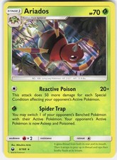 Ariados 6/168 SM - Celestial Storm Holofoil Pokemon Lightly Played LP