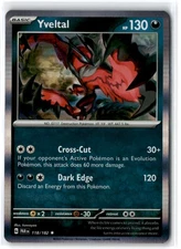 2023 Scarlet & Violet Series - Paradox Rift Yveltal Rare Holo #118