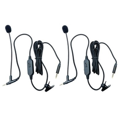 MultiPurpose Boom Microphone Cable Headphone Converters Cord with Switcher