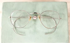 Vintage Bausch and Lomb 1/10 12K Gold Filled Eyeglasses New Old Stock demo lens