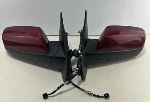 Mint! 2014-2018 Silverado Sierra Left Right Door Mirror Red WA405Y Set Pair