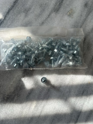 #ad 50 PACK Garage Door Self Tapping Screws Fasteners 1 4quot; x 5 8quot; NEW $10.00