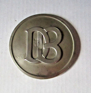 1925 26 27 28 DODGE BROTHERS DB  Center Wheel Hub Cup - Radiator Emblem Ornament