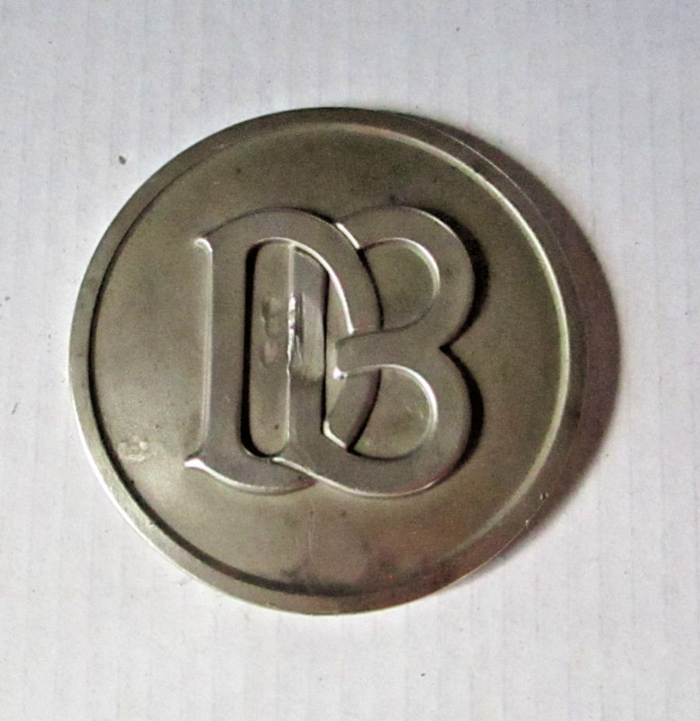 1925 26 27 28 DODGE BROTHERS DB  Center Wheel Hub Cup - Radiator Emblem Ornament
