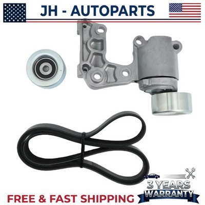 Serpentine Belt Drive Tensioner Kit Fit Toyota Avalon Camry Highlander Lexus