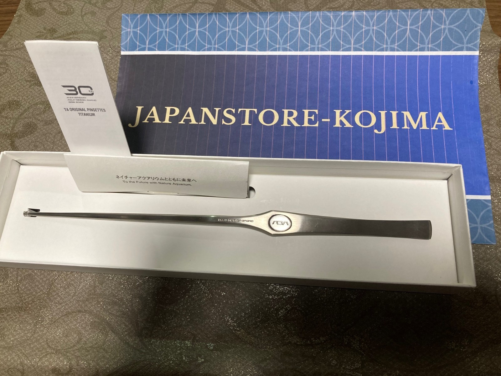 ADA Aqua Design Amano 30th Anniversary TA Original Tweezers Titanium Pinsettes