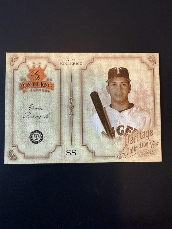Alex Rodriguez 2004 Donruss Diamond Kings Heritage Collection HC-18 Rangers