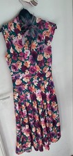 Gorgeous Vintage Floral Dress Size 10