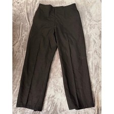 Vintage Tennessee Overall Co. Mens Black Straight Leg Wool Pants 32X28