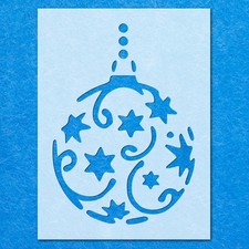 Christmas Bauble Decoration Stars Stencil: Life Airbrush Wall Art Crafts , DIY