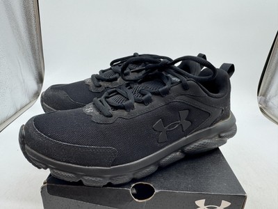 Under Armour Charged Assert 9 Running Shoes Womens Black Low Top Sneakers - 10