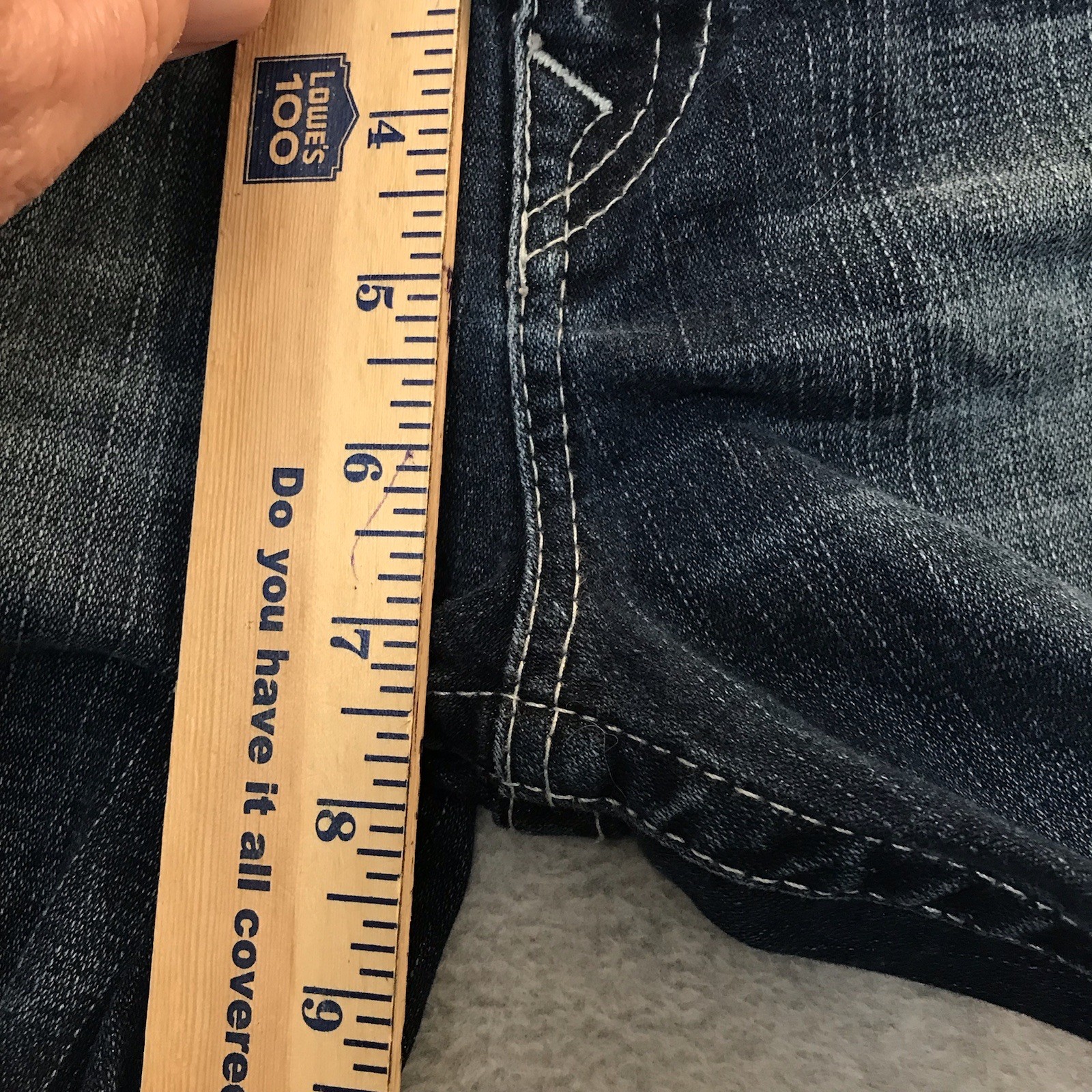 True Religion Julie Pearl Girls Jeans 14 Pearl Buttons Flap Pockets thumbnail 11