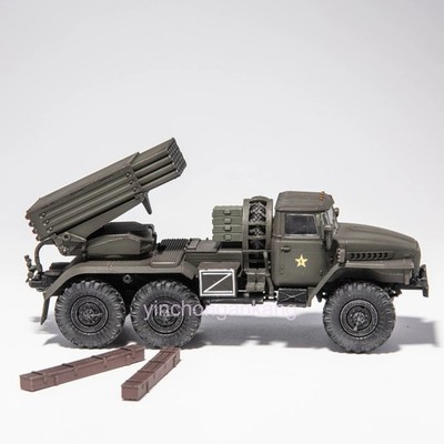 1:72 ARTISAN BM-21 Grad Multiple Rocket Launcher Truck ABS Plastic Diecast Model