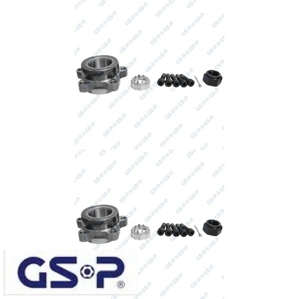 2X Radlagersatz GSP 9245009K 2 Radlager Satz Links Rechts Vorderachse FüR Ford-image