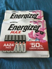Energizer Newest 15 Year Shelf Life 48 AA Batteries Expires 12/2040