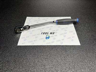 #ad Snap on Tools NEW POWER BLUE 3 8quot; Drive Soft Grip Bent Flex Head Ratchet FHBF80A $249.95