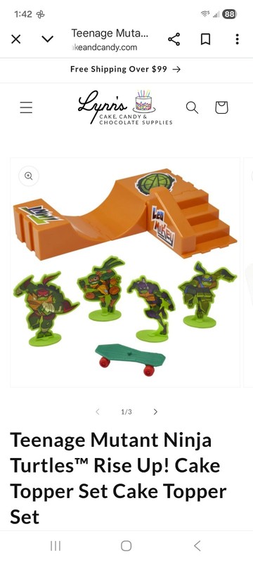 Decopac Cake Toppers TMNT Rise NEW