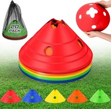 Jumbo Disc Cones Jumbo Soccer Cones with Mesh Bag Giant Large Agility for Soccer