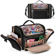 Marker Organizer Case Bag for 180-300 Markers, Large Marker Storage Bag with ...