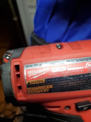 Milwaukee 2754-20 M18 Fuel Li-ion 18v 3/8'' Impact Wrench tool only TESTED