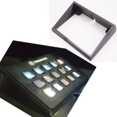 Abgewinkelter Display Ständer Halter für Elgato Stream Deck MK.1 MK.2 MK1 MK2