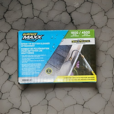 #ad SurfaceMaxx Gutter Cleaner Spray Tip Attachment To Pressure Washer 1600 4500 PSI $15.05