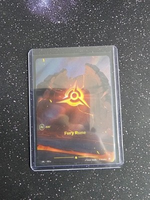 Fury Rune Alternate Art Riftbound TCG Unleashed UNL R01a English
