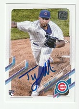 Tyson Miller Signed 2021 Topps Update Series Card US187 Auto Cubs Autograph COA