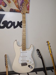 Fender Stratocaster Mexico White | eBay