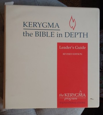 KERYGMA The Bible In Depth LEADER'S GUIDE Revised Ed John E. Mehl 3-Ring Binder