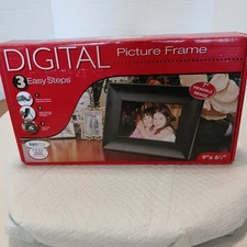New Digital Photo Frame SP70BRS 7-Inch Opti Pix 9X6.5 NIB Smart Parts