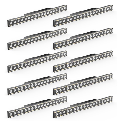 #ad #ad 10PCS 180W 18LED RGBW Wall Washer Light Bar DMX Party Disco DJ Stage Lighting US $499.99