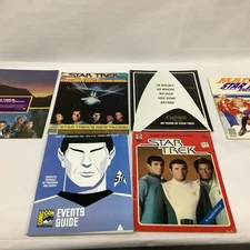 Star Trek Magazine Poster Book Inserts Mad Comic Con Odd Lot Eagle Moss