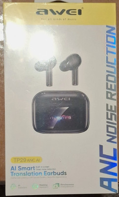 Awei TP29 ANC AI Wireless Bluetooth Earbuds Black ANC Noise Reduction