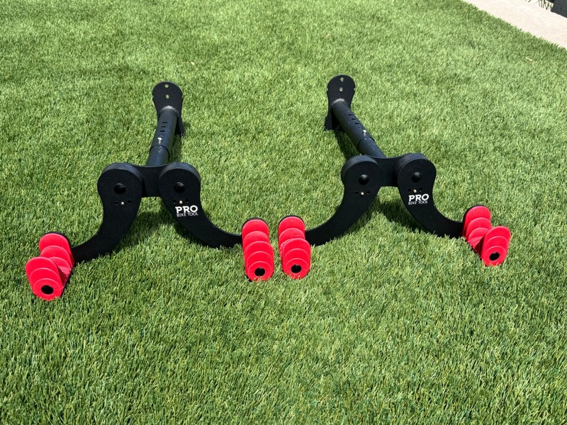 Pro Bike Tool - 2 adjustable wall bicycle hangers