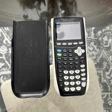 TI-84 Plus C Silver Edition Graphing Calculator - Tested Works Great Cover