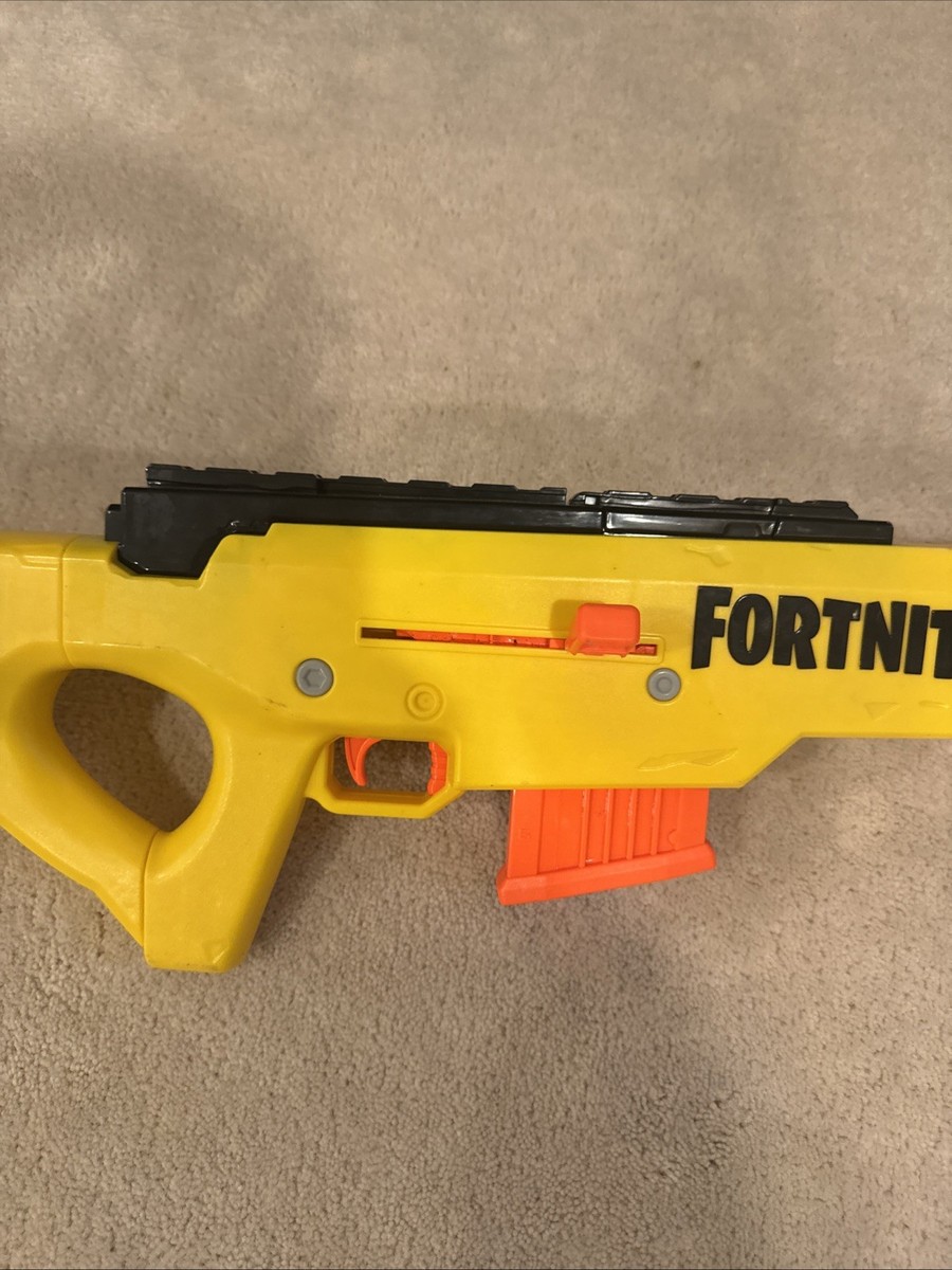 Fortnite Nerf Gun Yellow Sniper Rifle BASR-L | eBay