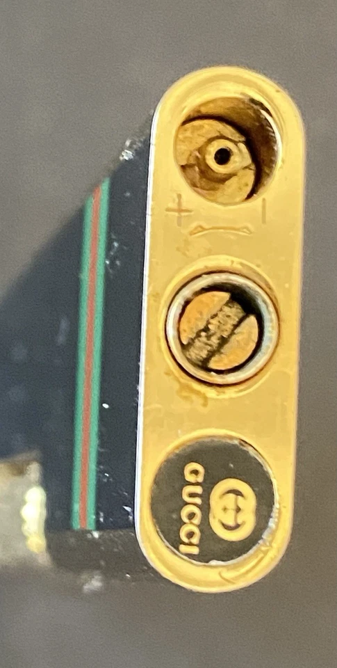 Encendedor Gucci - Dorado - Original Vintage - Raro Coleccionable - Brilla Foto 3 de 4