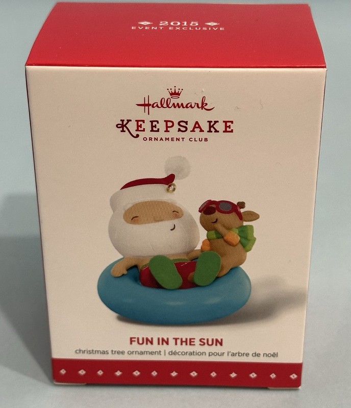 2015 Hallmark Fun in the Sun Kringle & Kris KOC Ornament New