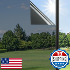 Haton One Way Window Privacy Film Home Tint Sun UV Blocking Heat Control 80CM