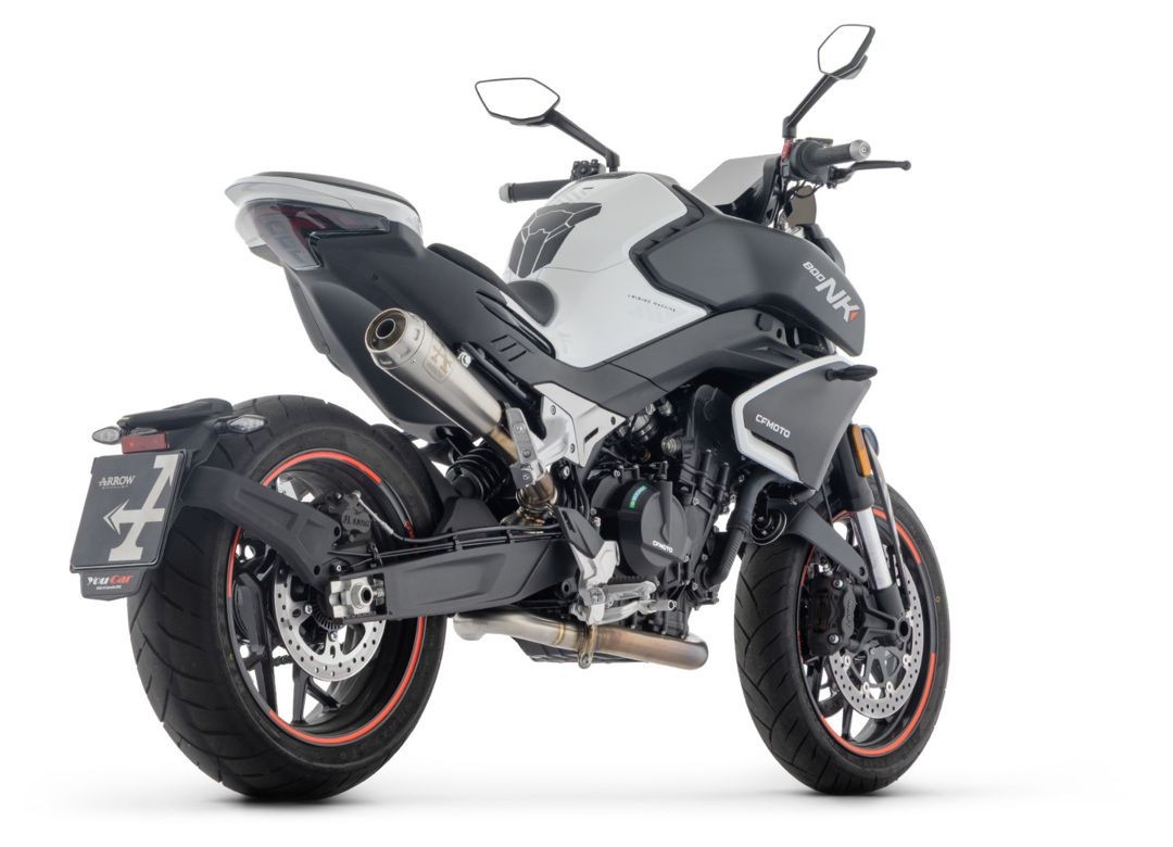 71995PRI - Arrow Pro-Race Nichrom CF Motorcycle 800 NK Exhaust Muffler (23-25)