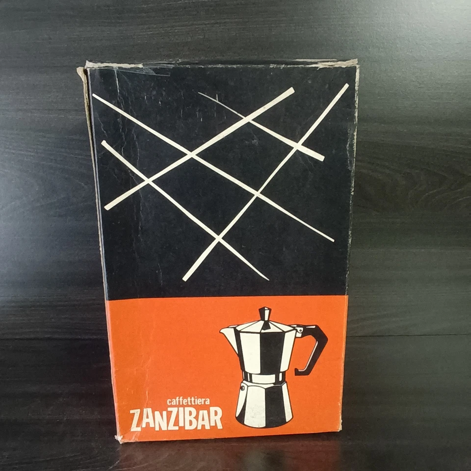 CAFFETTIERA MOKA ZANZIBAR BIALETTI VINTAGE 9 TAZZE - Immagine 2 di 4