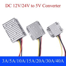 12V/24V to 5V DC Step Down Converter Buck Regulator Voltage Reducer 3A-50A