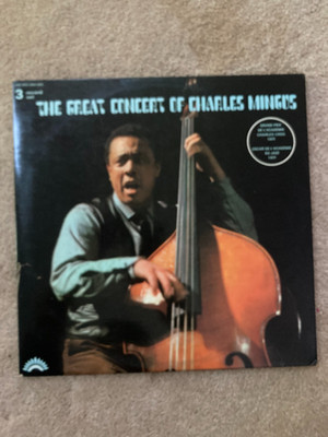 CHARLES MINGUS - The Great Concert America Records VINYL 3XLP FRENCH PRESS VG+