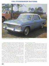 1964 Studebaker Daytona Convertible Article - Must See !!