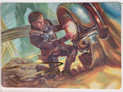 Urza, Powerstone Prodigy  - GOLD STAMPED ART CARD- Magic the Gathering MTG Nice!
