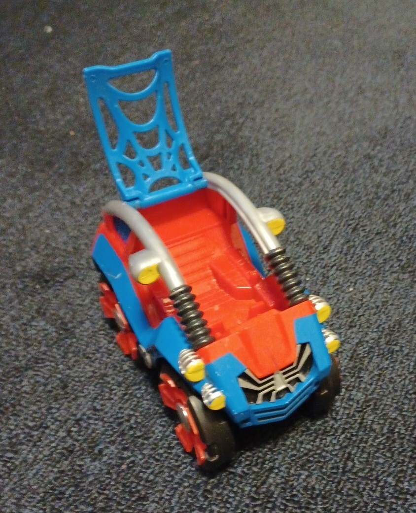 Spider-Man 🕷 Pull-Back Car/Stunt Toy Vehicle 5.5" Hasbro 2011 Marvel 🕷 🕷 🕷 