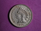 1864- Indian Head Cent Penny #P16737 — photo 1