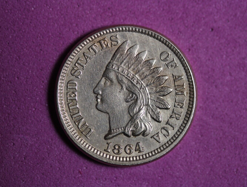 1864- Indian Head Cent Penny #P16737