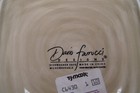 DARIO FARRUCCI Designs 8.5" Square Poinsettia & Pinecones Plate — photo 5
